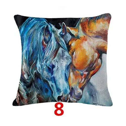 Beautiful pillow cases for horse lovers