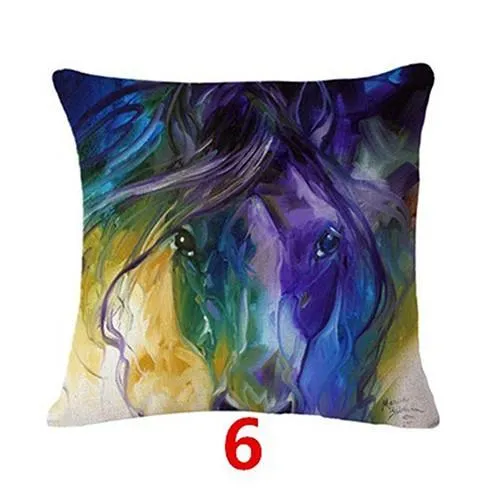 Beautiful pillow cases for horse lovers