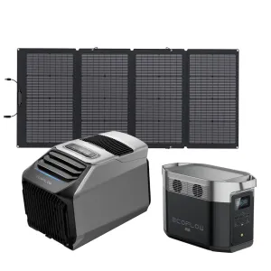 EcoFlow WAVE 2 Portable AC   DELTA Max 2000   220W Portable Solar Panel