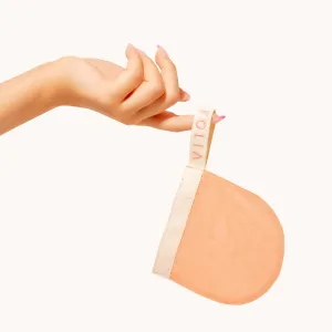 Exfoliating Face Mitt in Natural Silk