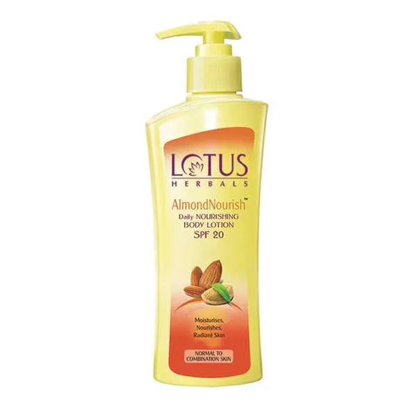 Lotus Herbals  Almond Nourish Daily Nourishing Body Lotion SPF 20- 250ml