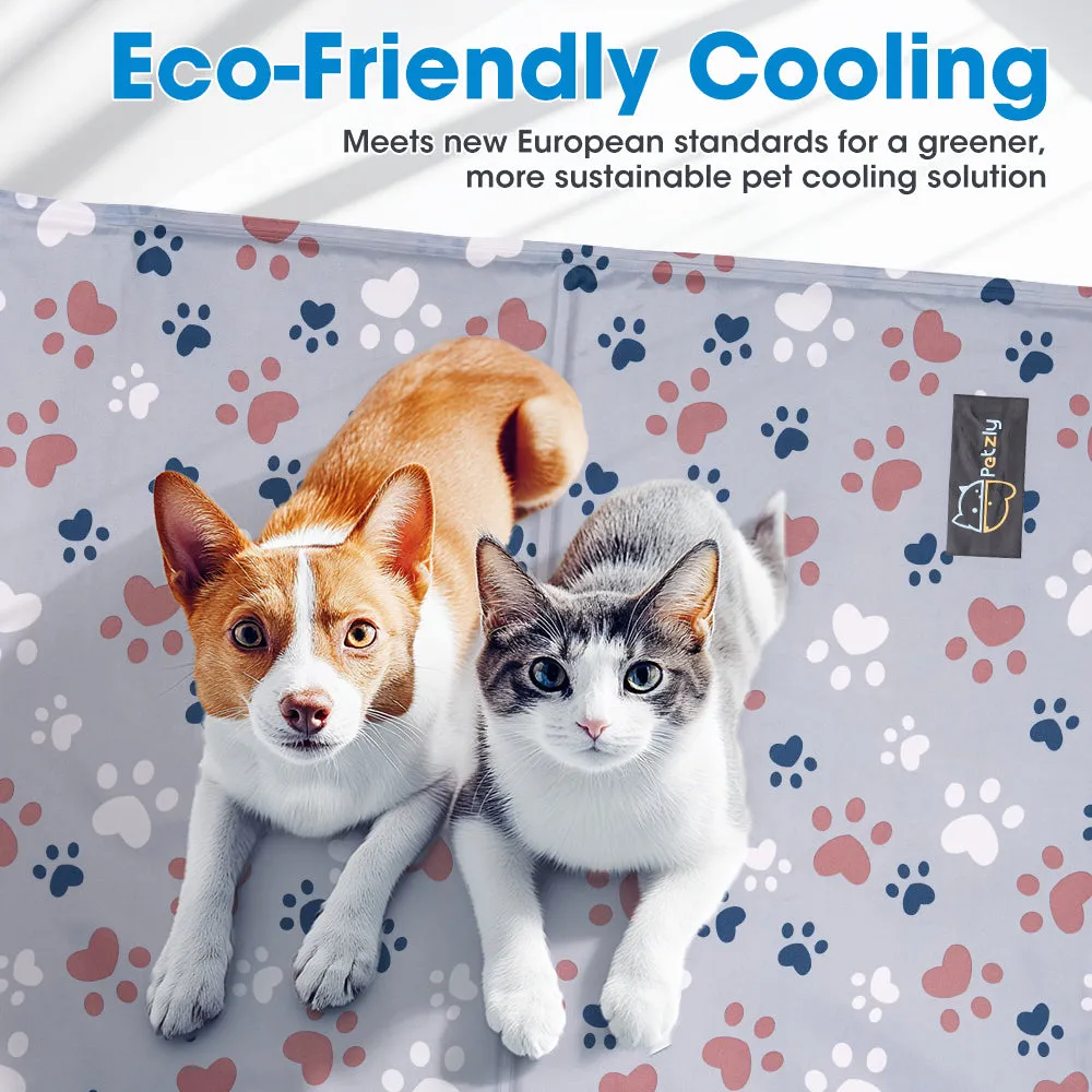 Petzly Pet Cool Gel Mat Dog Cat Bed Non-Toxic Cooling Dog Summer Pad 70x115CM