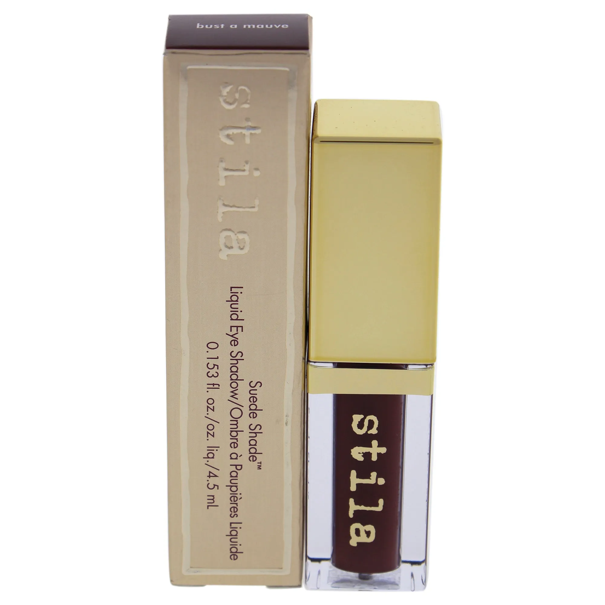 stila Suede Shade Matte Liquid Eye Shadow, Bust a Mauve Deep Mauve,  0.153 Fl. Oz.