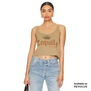 Tequila - Boxy Tank - Camel Gold